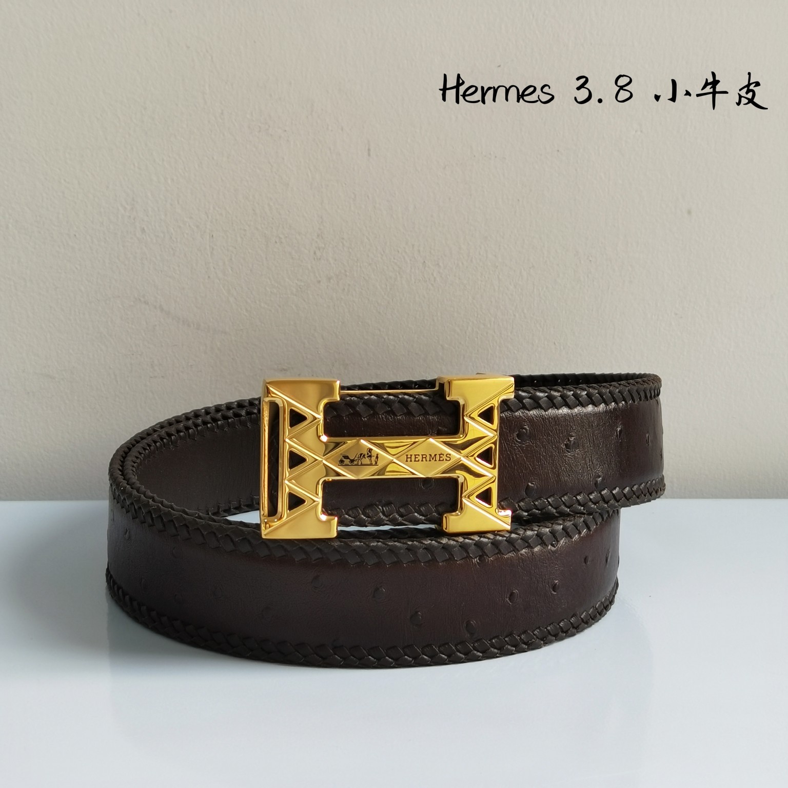 纯手工！编织小牛皮！Hermes进口