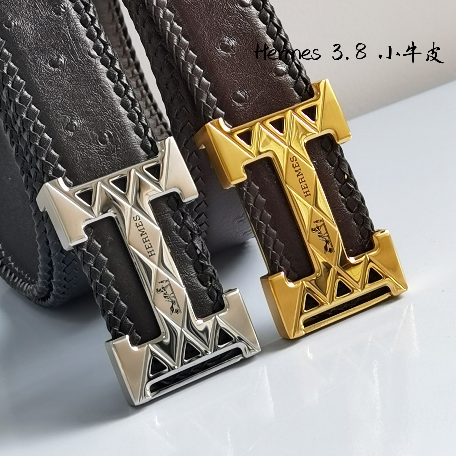 纯手工！编织小牛皮！Hermes进口