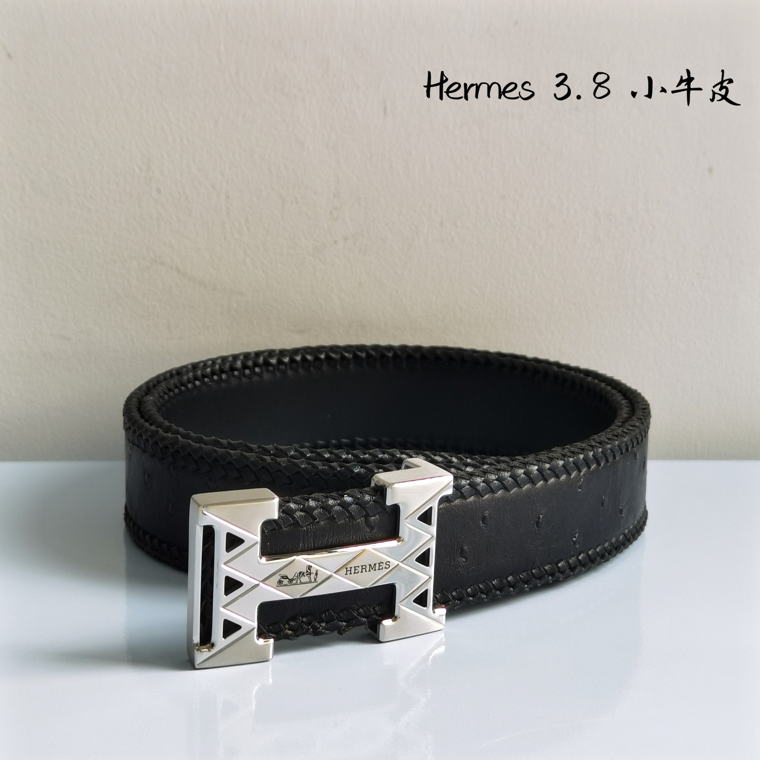 纯手工！编织小牛皮！Hermes进口
