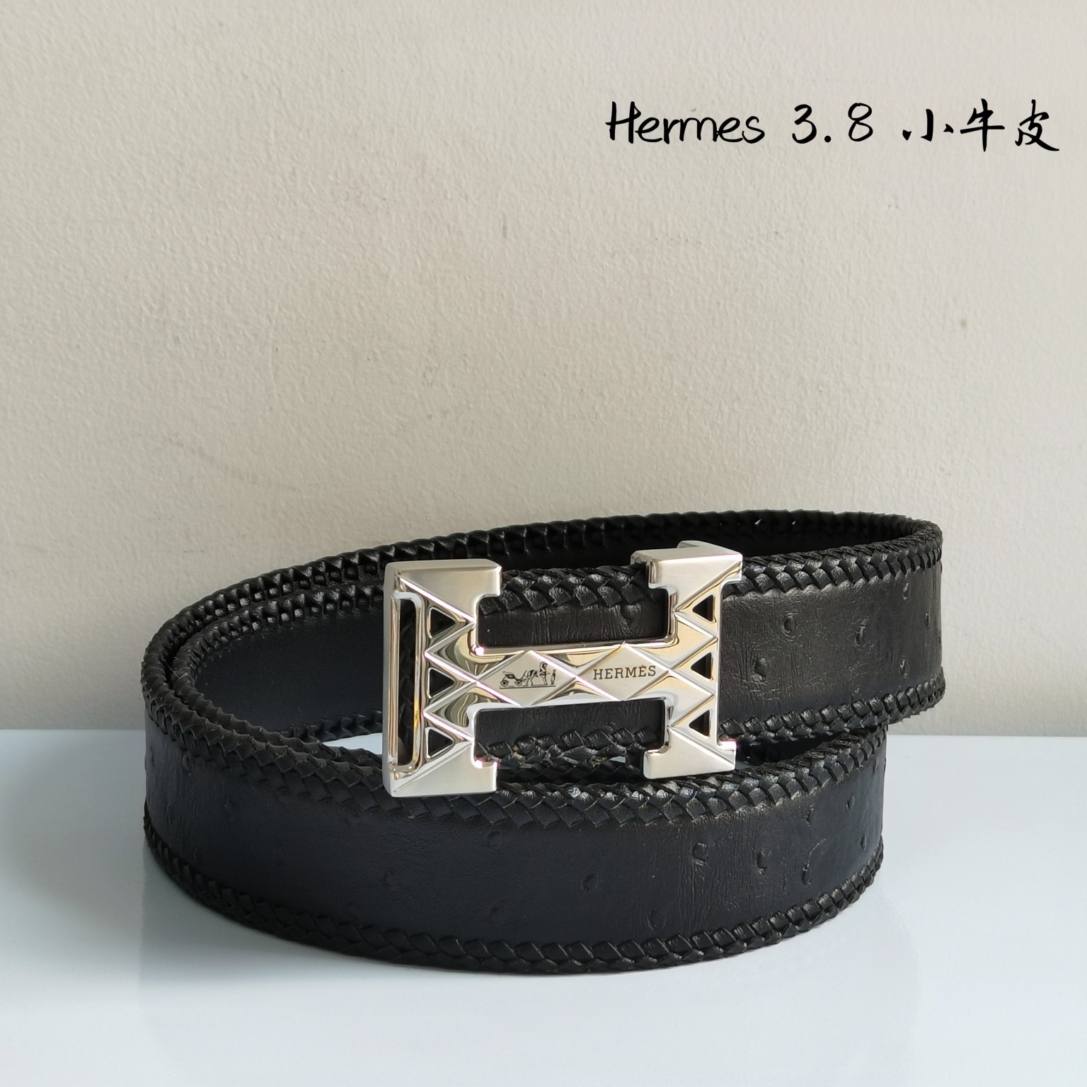 纯手工！编织小牛皮！Hermes进口