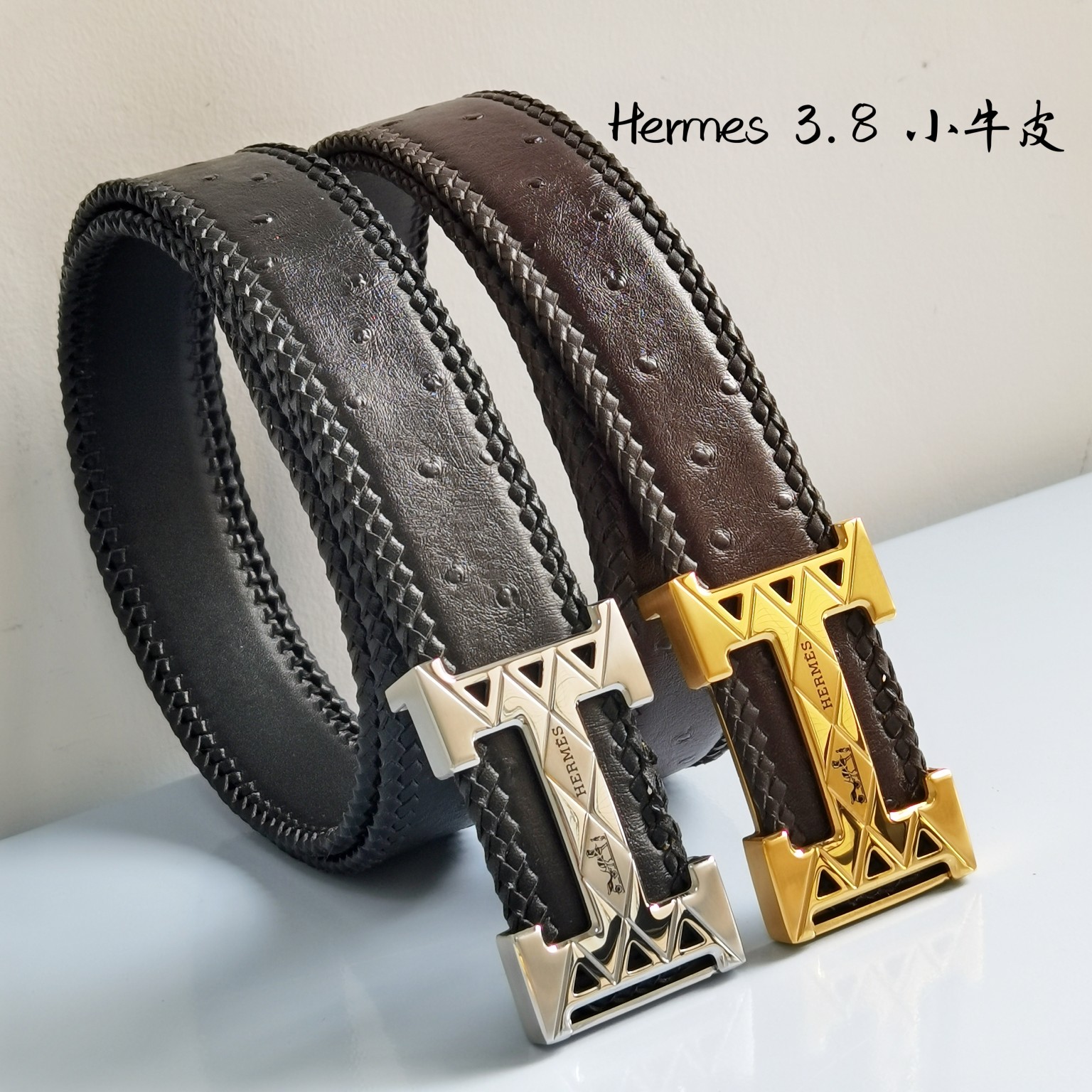 纯手工！编织小牛皮！Hermes进口