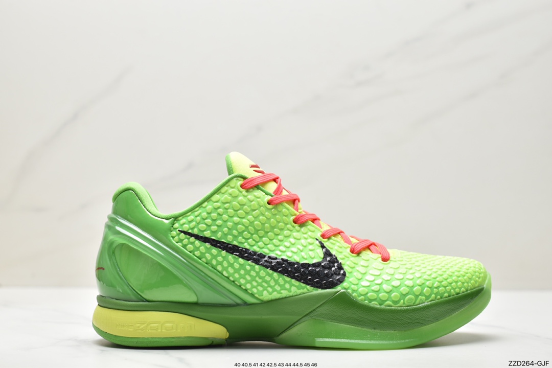 耐克, 篮球鞋, 实战篮球鞋, Zoom, Nike Zoom Kobe 6 Protro"GreenApple”, NIKE, Kobe, CW2190-300 - 耐克 Nike Zoom Kobe 6 Protro"GreenApple” 青蜂侠 2020复刻 低帮 实战篮球鞋 男女同款 荧光绿 CW2190-300