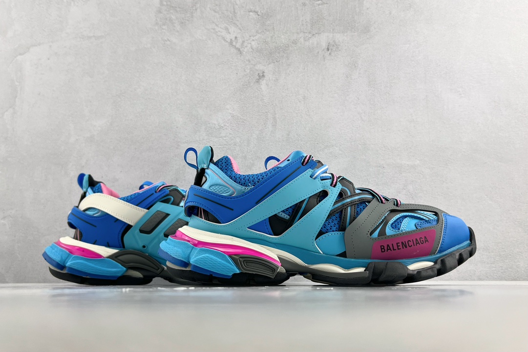 Balenciaga Track 1.0 Blue Pink 542023 W1GB5 4162