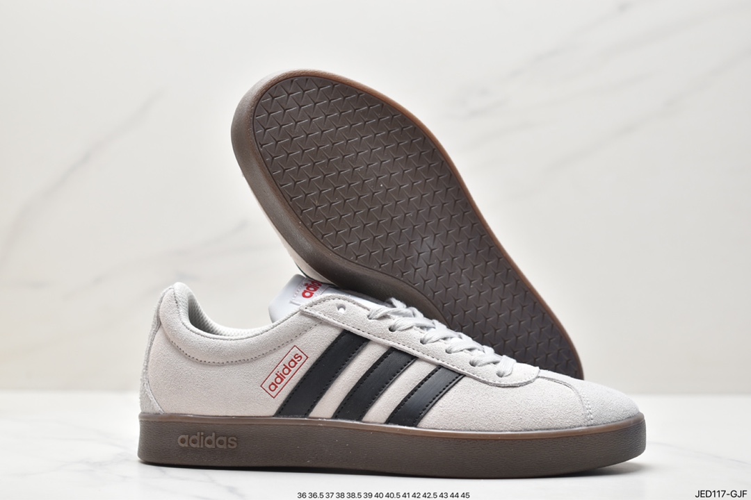 Adidas VL Court 2.0NEO series new leather non-slip lightweight casual sneakers HQ1802