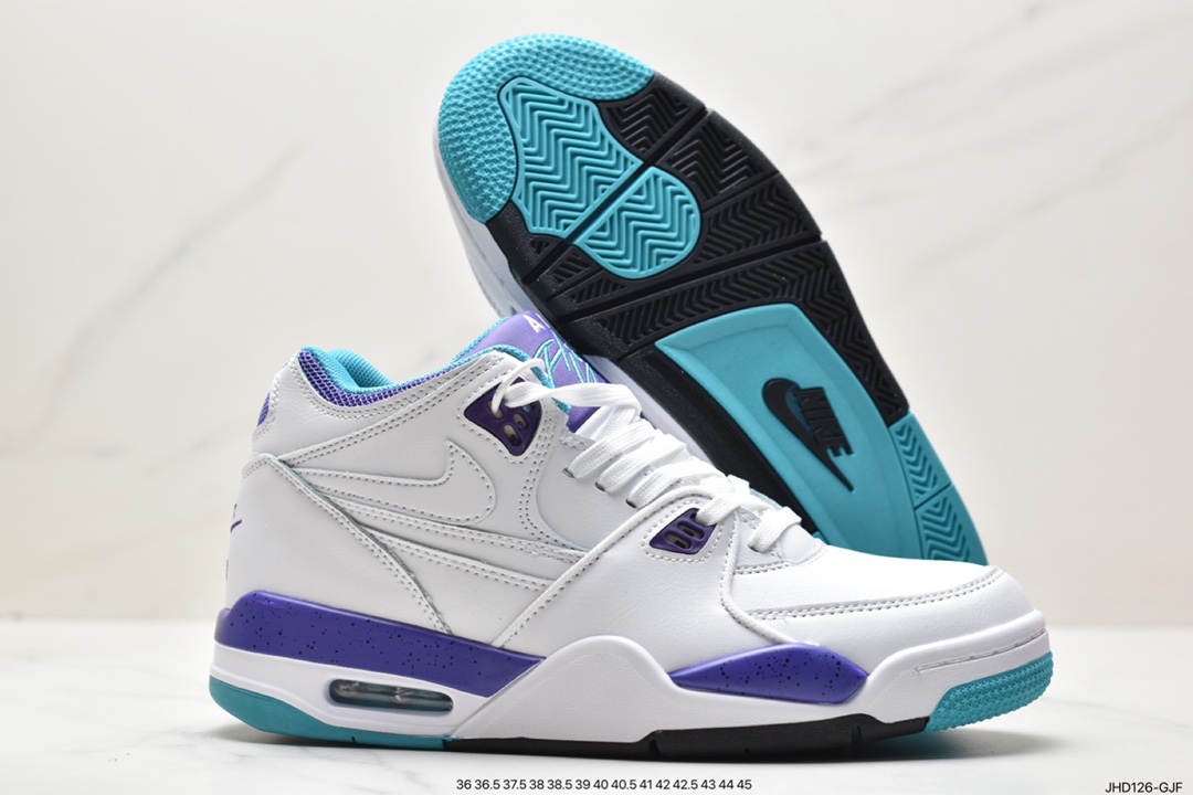 190 耐克Nike Air Flight 89”White/Purple”飞行兄弟89系列中帮复古休闲运动文化篮球 306252-113
