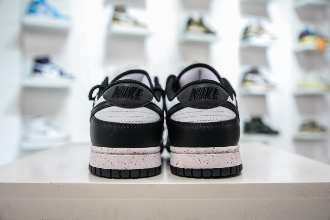 240 R Nike Dunk 三勾解构抽绳绑带 黑白熊猫 FD4623-132