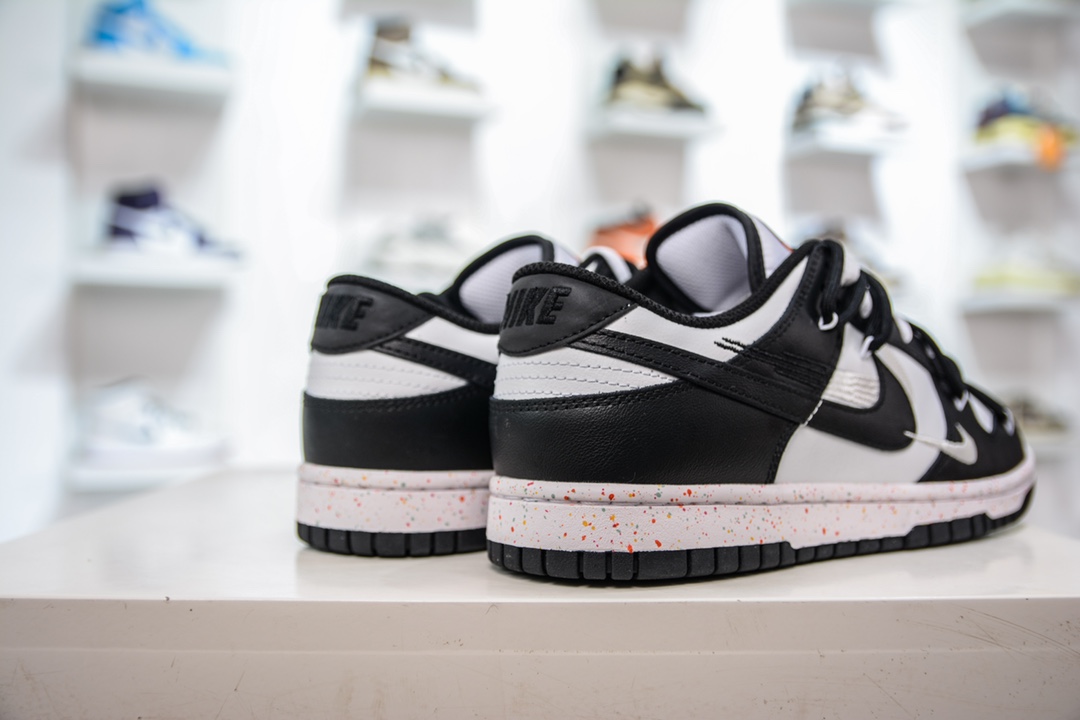 240 R Nike Dunk 三勾解构抽绳绑带 黑白熊猫 FD4623-132