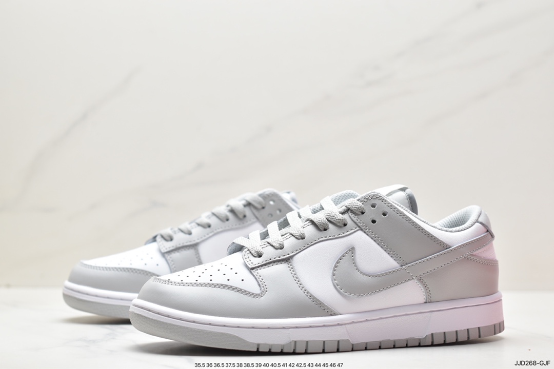 板鞋, Nike Dunk Low Retro"Grey Fog", Nike Dunk Low, Nike Dunk, NIKE, FD9749-400, Dunk Low, Dunk - 耐克 Nike Dunk Low Retro"Grey Fog"复古 防滑耐磨 低帮 休闲运动板鞋 男款 灰白 FD9749-400