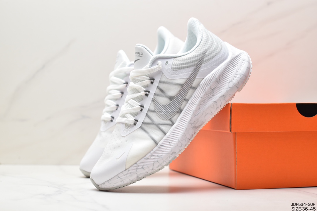 125 耐克Nike Zoom WINFLO 8代缓震大底飞线贾卡轻质透气休闲运动跑步鞋“登月温弗洛8代” CW3419-008
