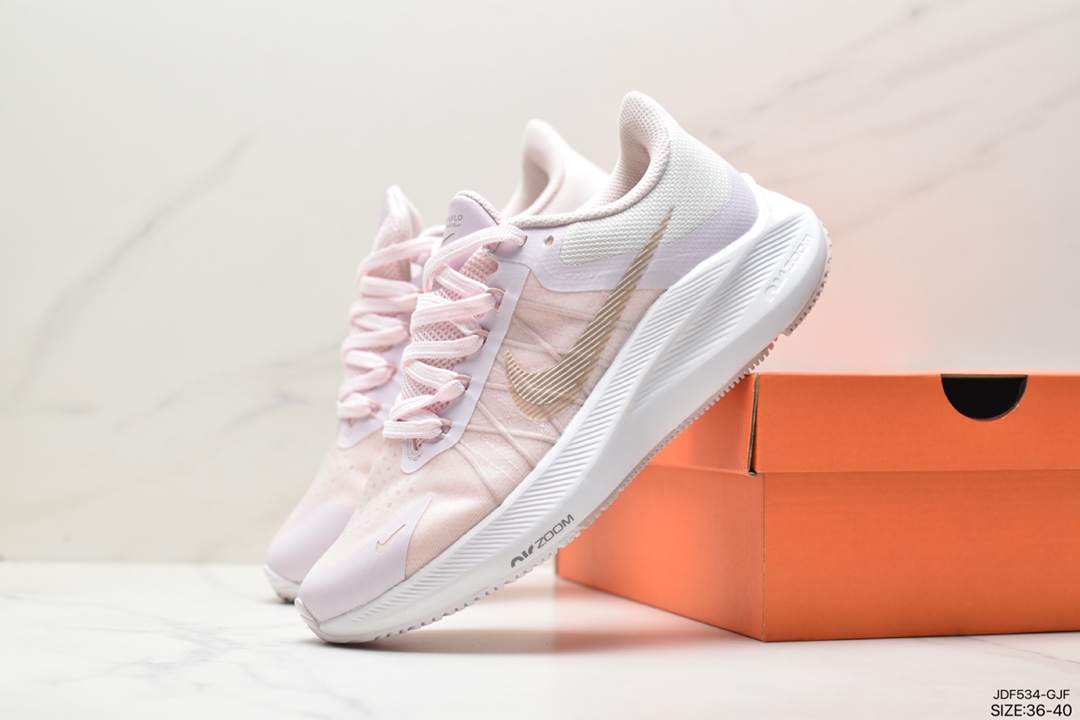 125 耐克Nike Zoom WINFLO 8代缓震大底飞线贾卡轻质透气休闲运动跑步鞋“登月温弗洛8代” CW3419-008