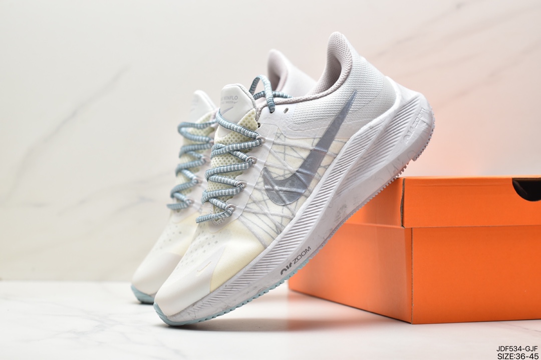 125 耐克Nike Zoom WINFLO 8代缓震大底飞线贾卡轻质透气休闲运动跑步鞋“登月温弗洛8代” CW3419-008