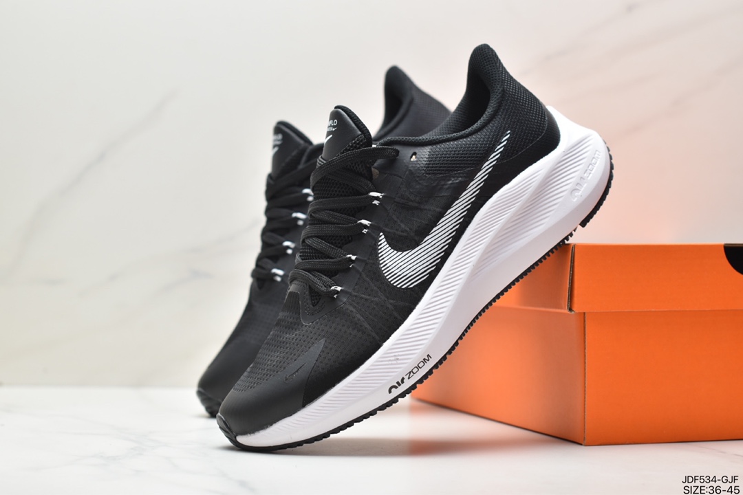 125 耐克Nike Zoom WINFLO 8代缓震大底飞线贾卡轻质透气休闲运动跑步鞋“登月温弗洛8代” CW3419-008