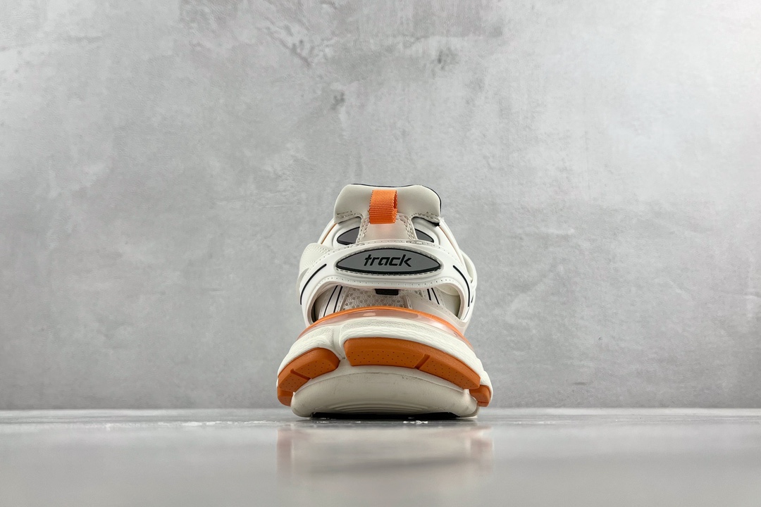 Balenciaga Track 1.0 with light White Orange 542023 W1GB1 9059