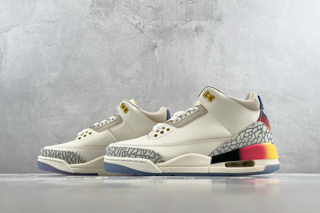240  Balvin x Jordan Air Jorden 3 联名款 白蓝红 FN0344-901