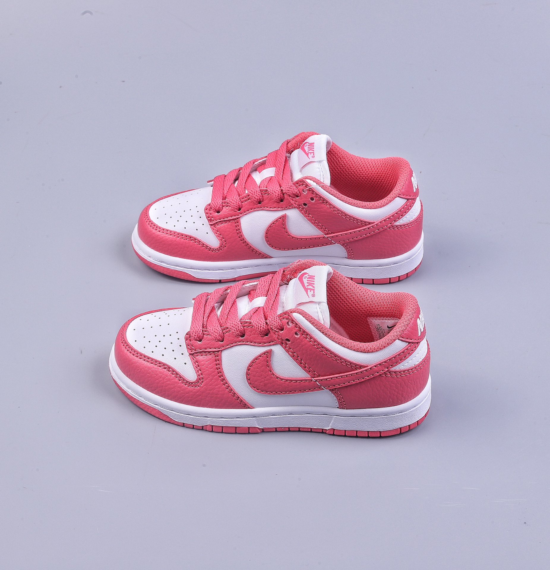 160 C 童鞋 Nike Dunk Low 白红色 SB低帮运动休闲童鞋 DC9564-111