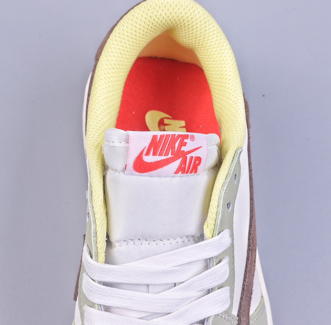 190 外贸 Fragment x TS x Air Jordan 1 Low 白绿倒钩低帮 DM7866-603