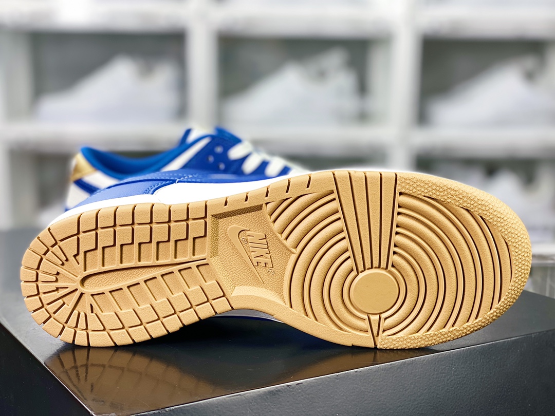200 Nike SB Dunk Low”Gold Blue”扣篮系列低帮休闲运动滑板板鞋“白宝蓝金”FB7173-141