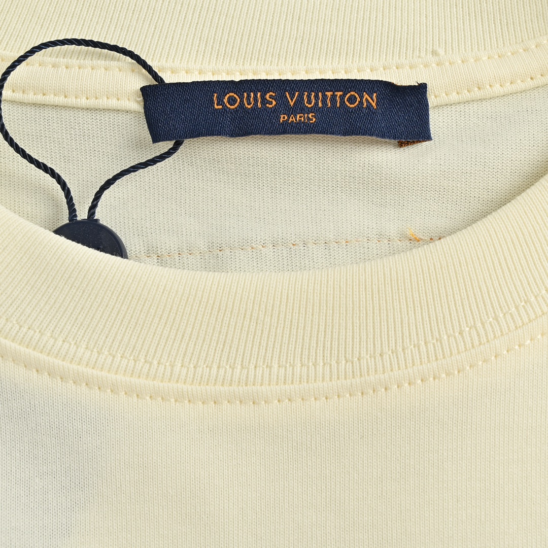 Louis Vuitton/路易威登 23ss 彩色字母几何印花短袖