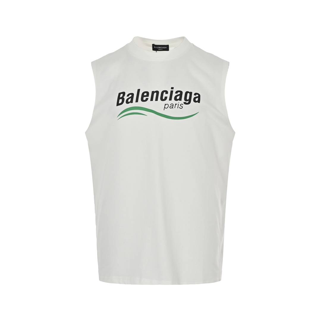 Balenciaga/巴黎世家 23ss 环保可乐印花背心