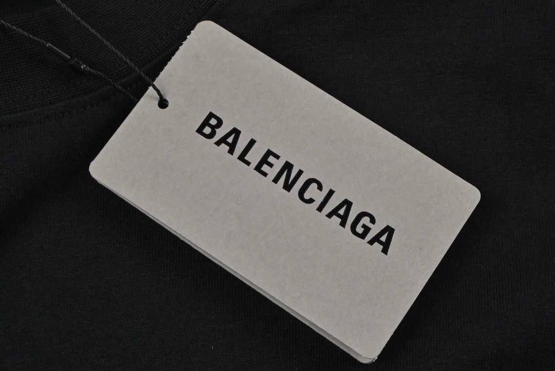 Balenciaga巴黎世家倒体印花字母短袖