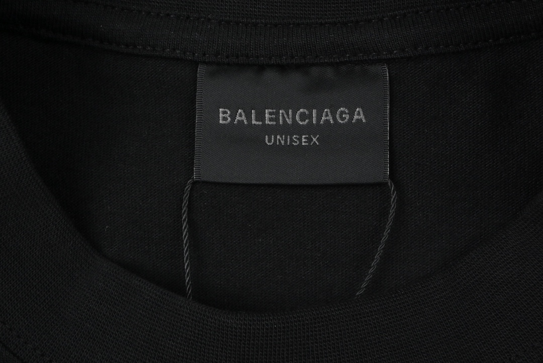 Balenciaga巴黎世家倒体印花字母短袖