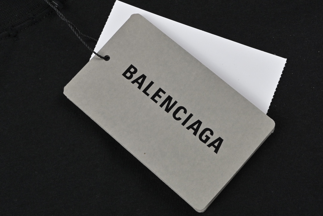 Balenciaga巴黎世家/22FW签名草写字母短袖