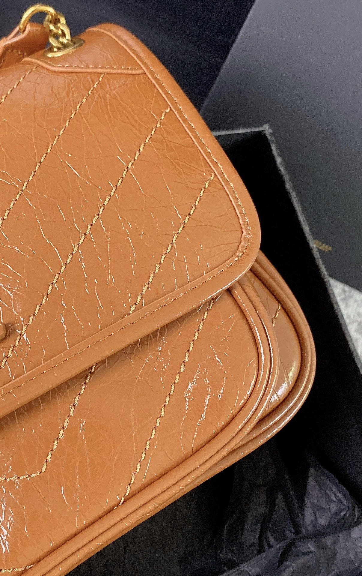 圣罗兰 Saint Laurent 高定典藏经典高奢皮具手袋托特包斜挎包女包 #90772AF9 7