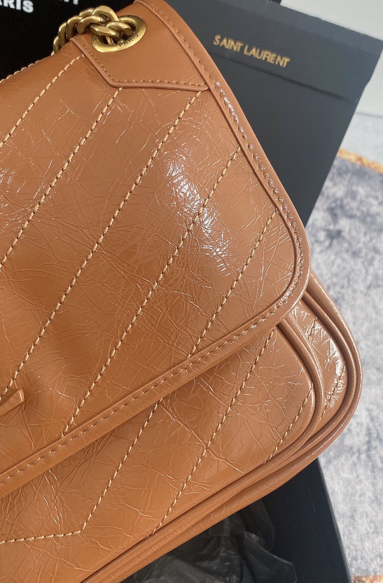 Saint Laurent Haute Couture Classic Luxury Handbag Shoulder Crossbody 6