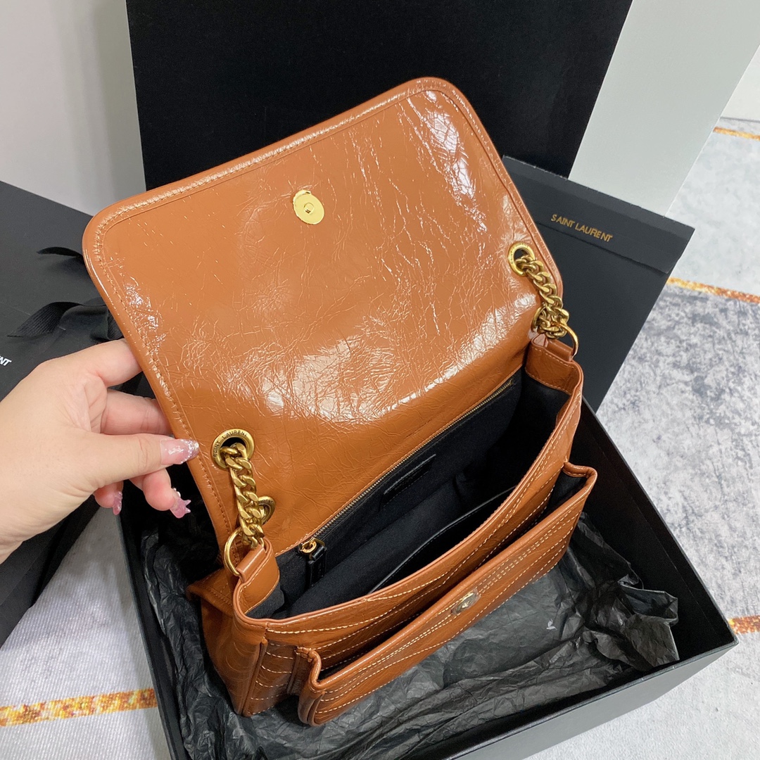 Saint Laurent Haute Couture Classic Luxury Handbag Shoulder Crossbody 9