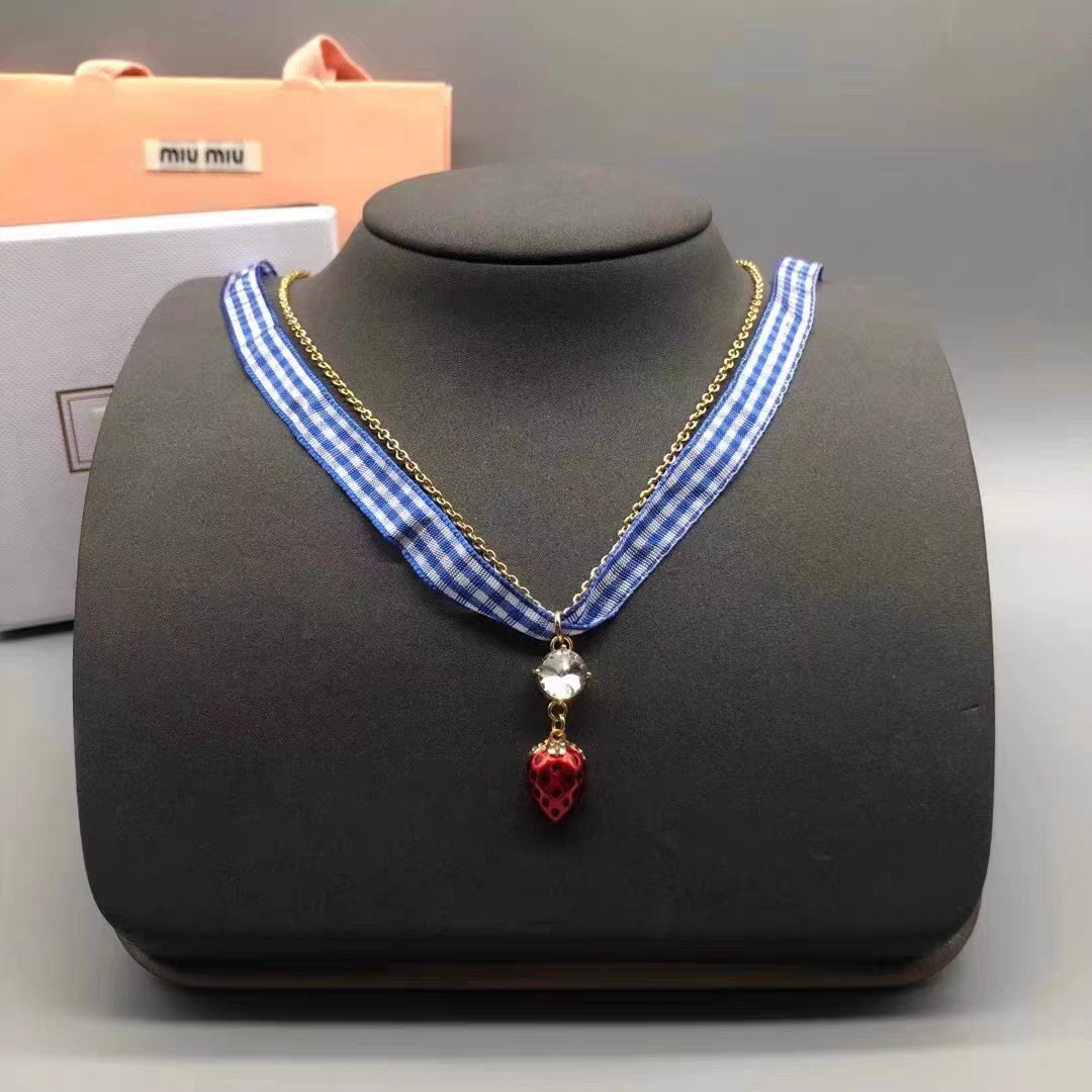 Miu Miu Beaded Necklace: Colorful Glass Beads with Gold Spacers 10 a1686887868396 5223