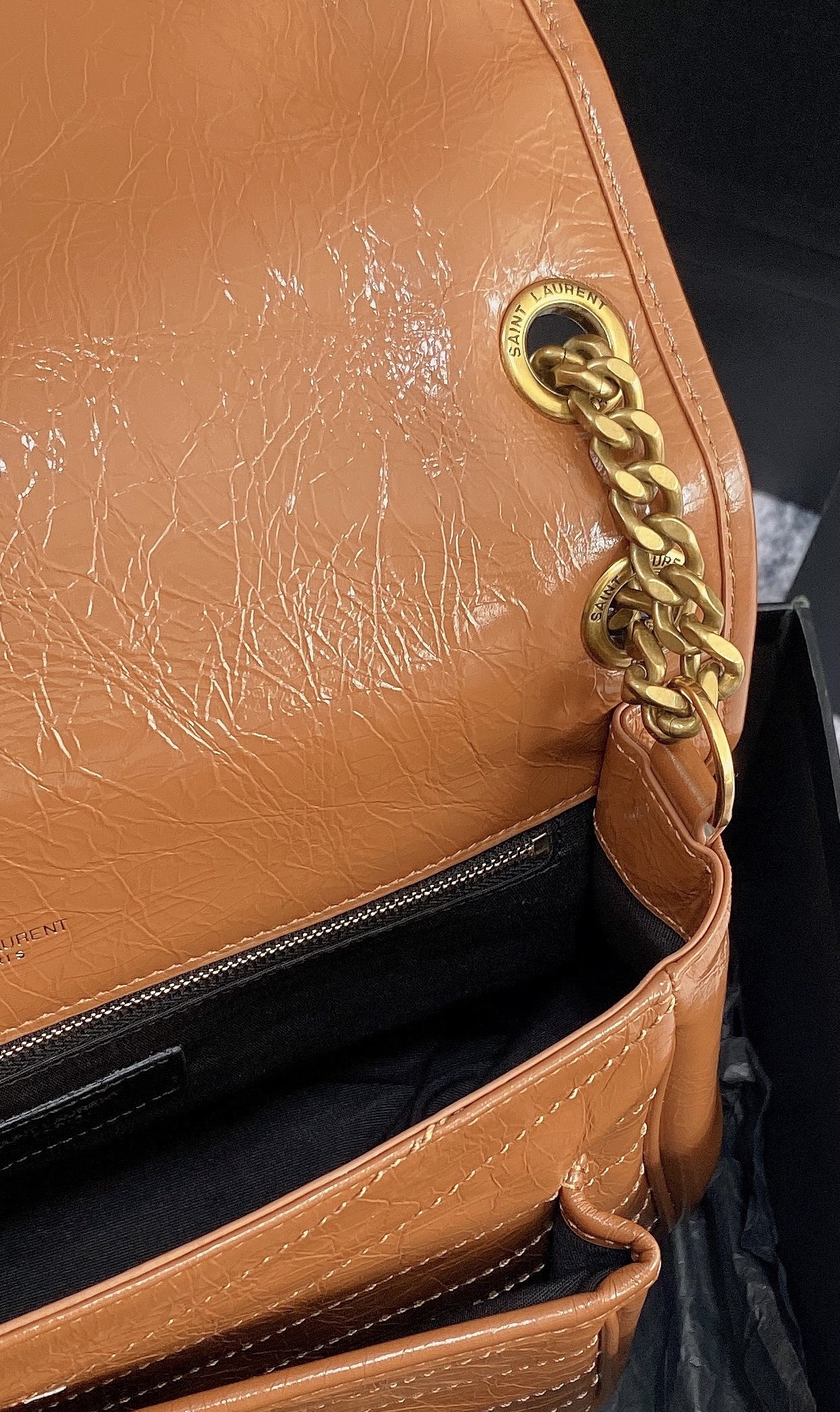 Saint Laurent Haute Couture Classic Luxury Handbag Shoulder Crossbody 8