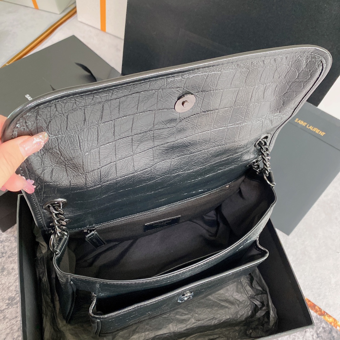 Saint Laurent Haute Couture Classic Luxury Handbag Shoulder Crossbody 9