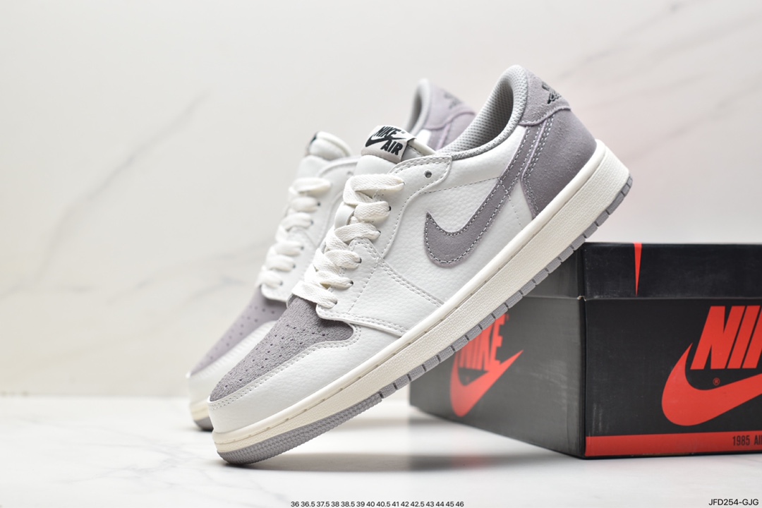 篮球鞋, Jordan Air Jordan 1 LOW OG“Atmosphere Grey“, Jordan, CZ0790-601, atmos, Air Jordan 1 Low, Air Jordan 1, Air Jordan - 乔丹 Jordan Air Jordan 1 LOW OG“Atmosphere Grey“ 减震防滑耐磨 低帮 复古篮球鞋 灰色 CZ0790-601