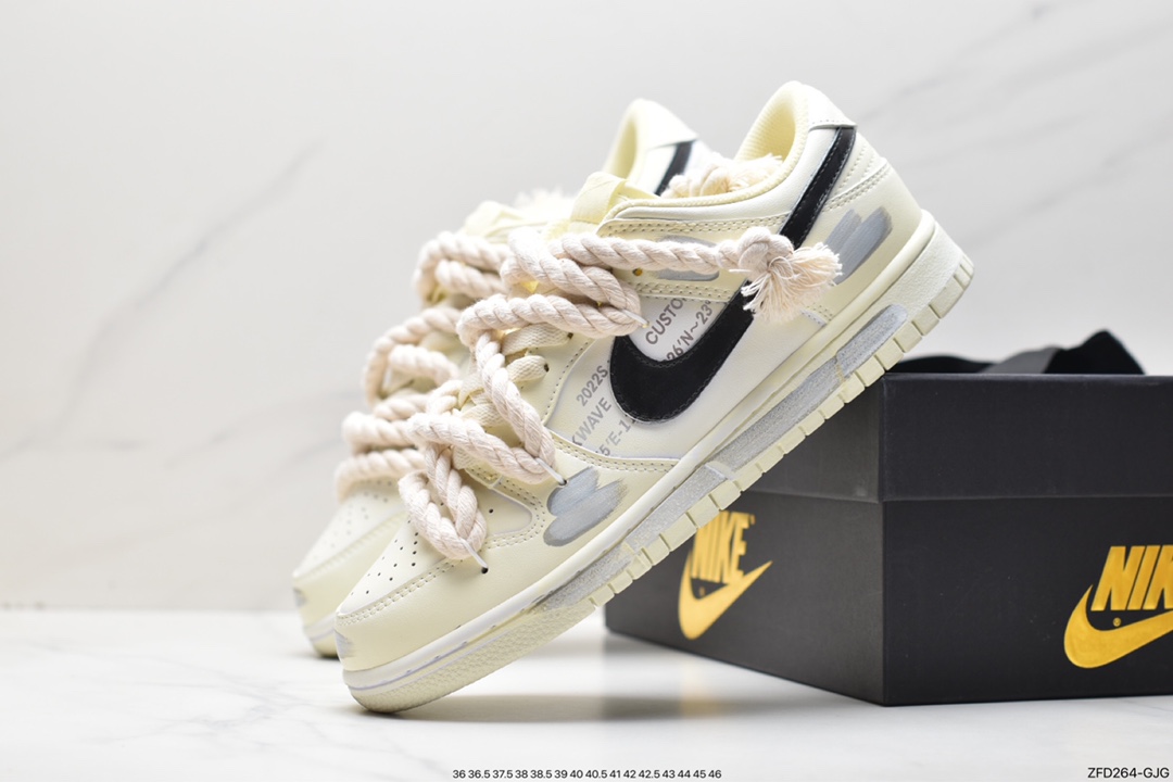 板鞋, Nike Dunk Low“White Sail”, Nike Dunk Low, Nike Dunk, NIKE, Dunk Low, Dunk, DD1503-121 - 耐克 Nike Dunk Low“White Sail” 氧化做旧 防滑耐磨 低帮 休闲运动板鞋 女款米 白色 DD1503-121