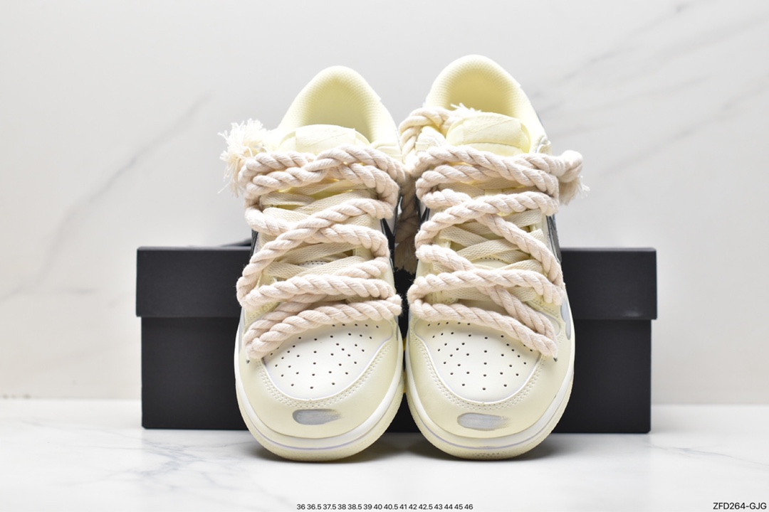 板鞋, Nike Dunk Low“White Sail”, Nike Dunk Low, Nike Dunk, NIKE, Dunk Low, Dunk, DD1503-121 - 耐克 Nike Dunk Low“White Sail” 氧化做旧 防滑耐磨 低帮 休闲运动板鞋 女款米 白色 DD1503-121