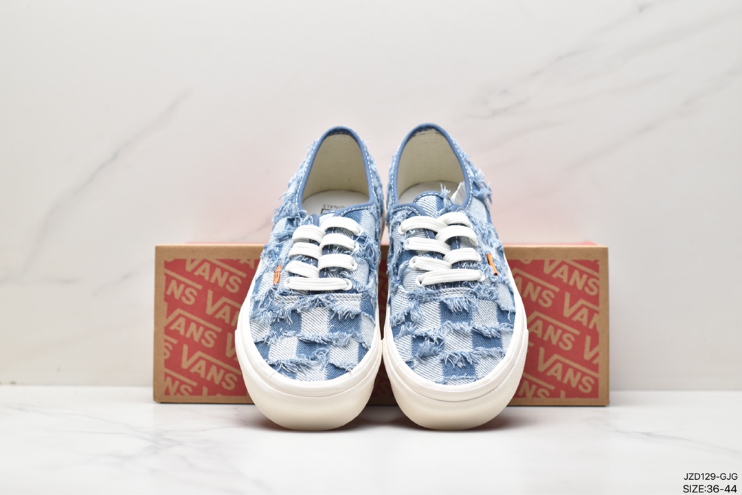 Vault Og Authentic Lx Snowflake Series Acid Wash Canvas Shoes