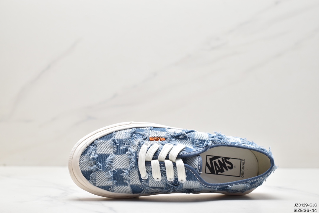 Vault Og Authentic Lx Snowflake Series Acid Wash Canvas Shoes