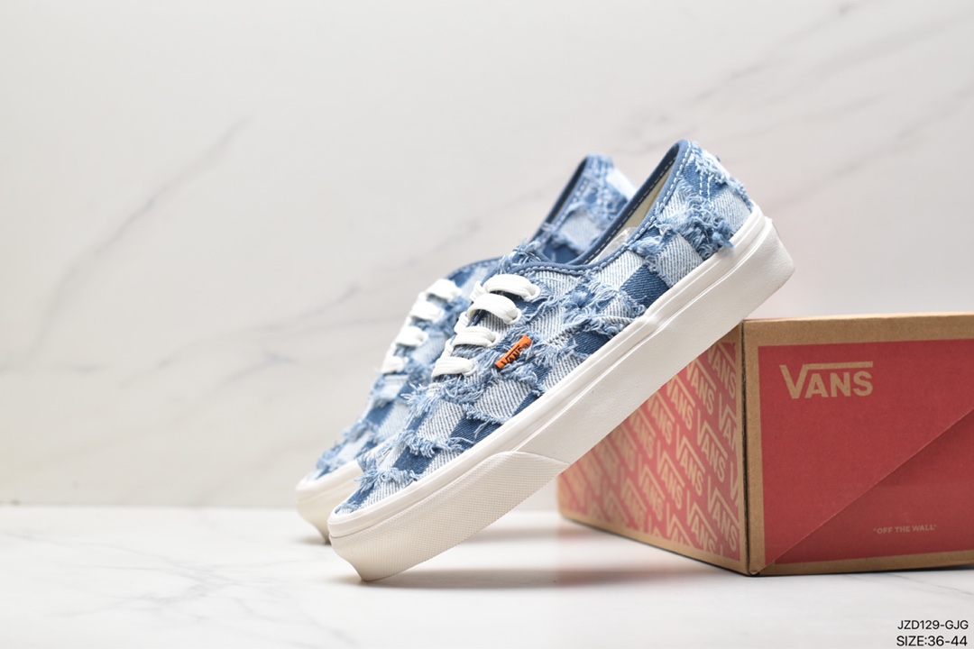 Vault Og Authentic Lx Snowflake Series Acid Wash Canvas Shoes