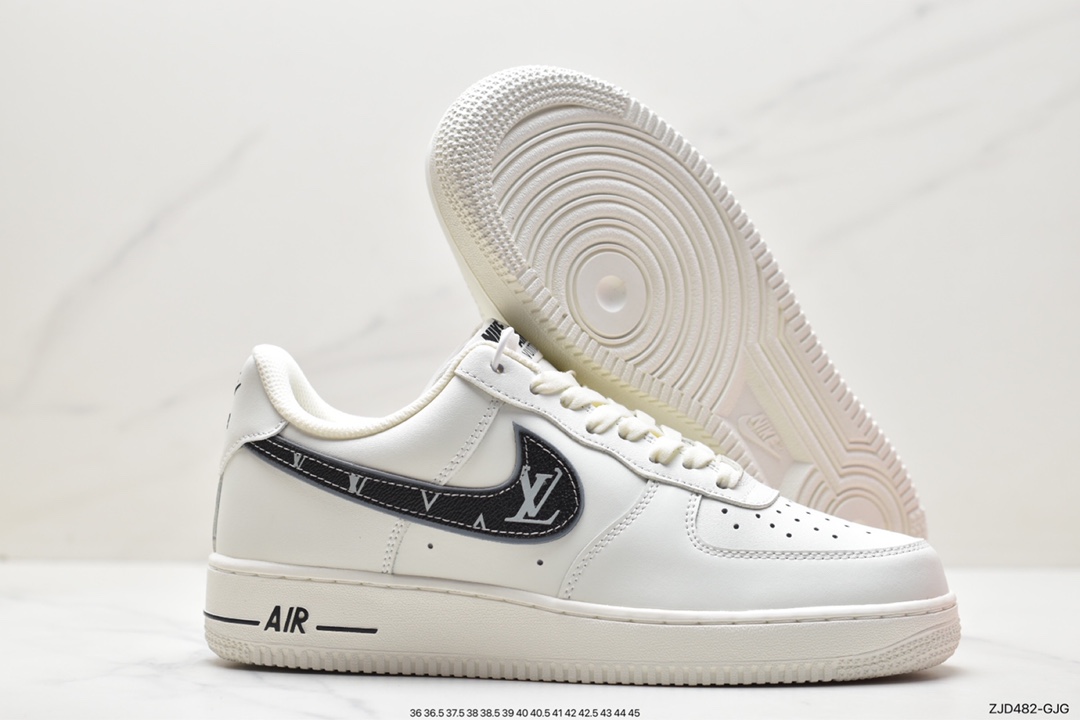 240 LV x Air Force 1'07 Low 联名米黑原楦头原纸板 KV3696-660