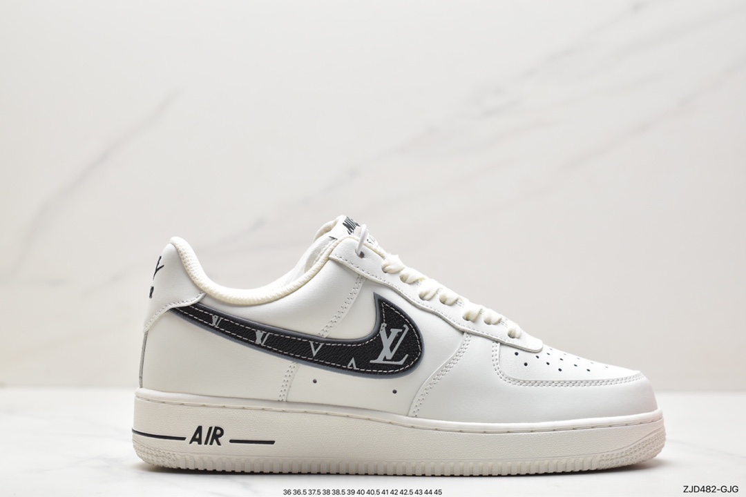 240 LV x Air Force 1'07 Low 联名米黑原楦头原纸板 KV3696-660