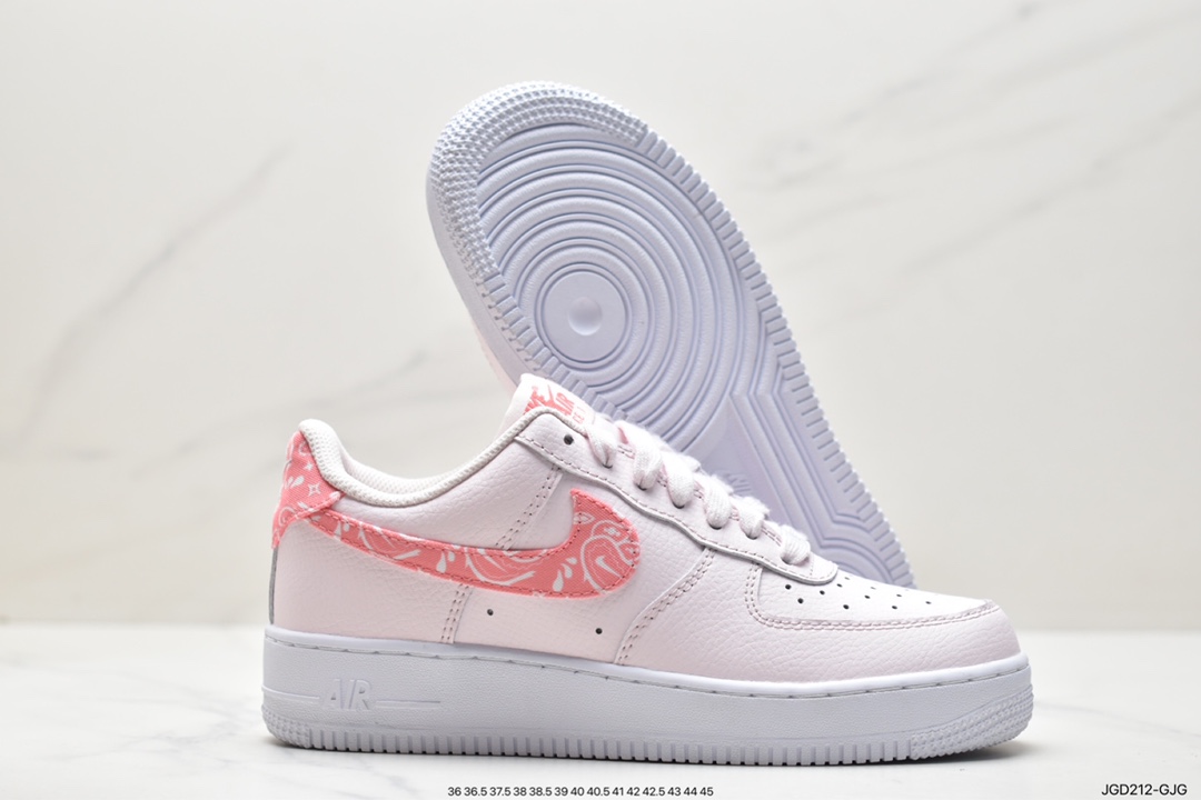 180 耐克Nike Air Force 1’07 Low”Pink/White Paisley”空军一号 FD1448-664