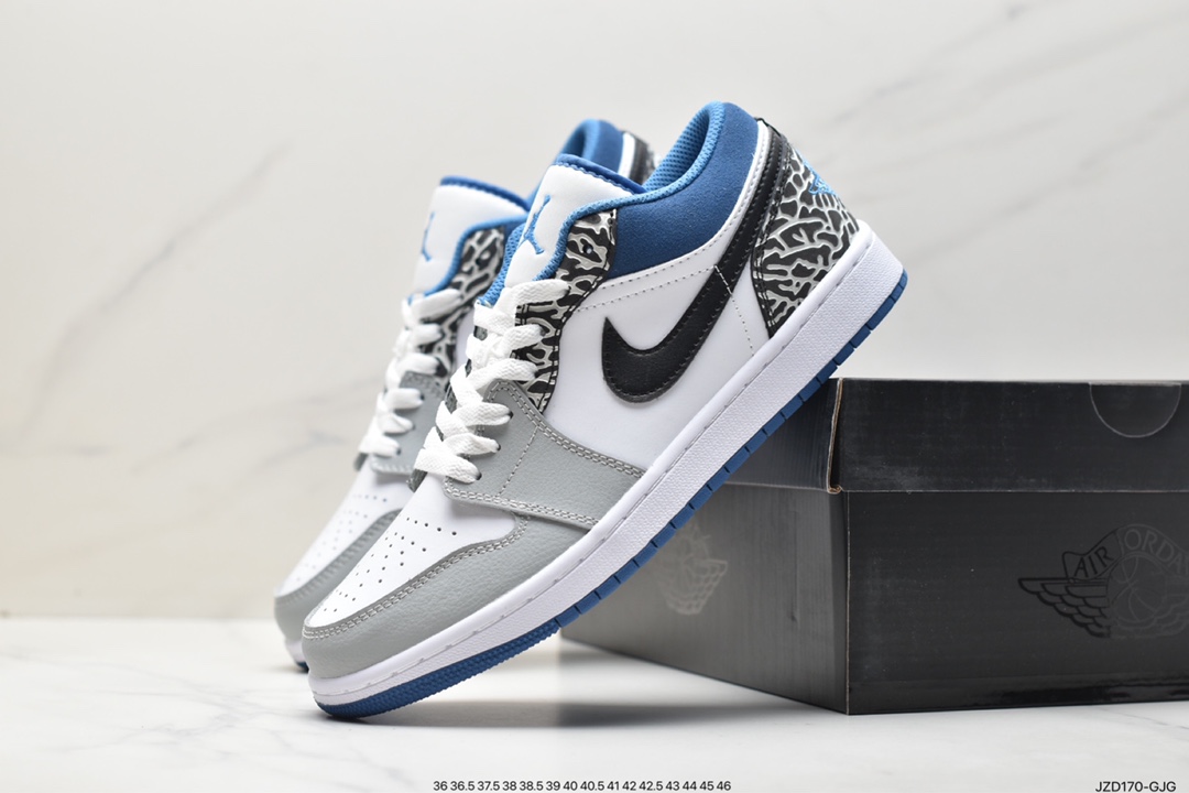 140 新翡翠蓝白配色,耐克Nike Air Jordan 1 Low SE”New Emerald”AJ1乔丹一代篮球鞋“新翡翠蓝白”DN3705-301