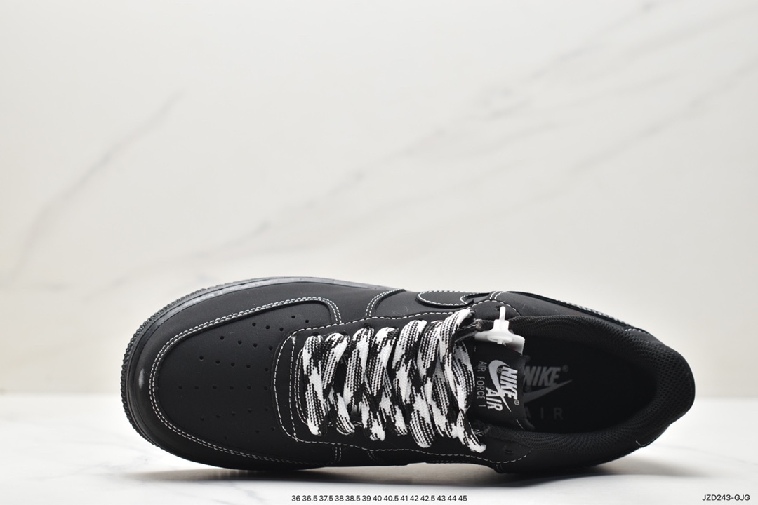 140 爆款定制  NIke Air Force 1 '07 黑武士 空军一号低帮休闲板鞋 HW2636-079