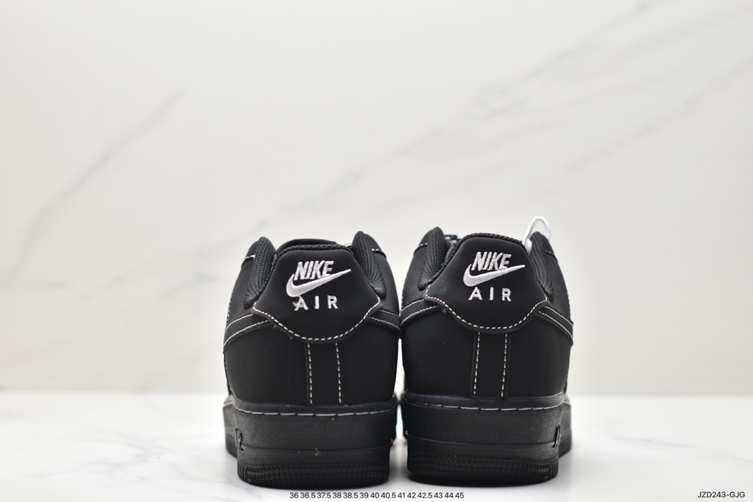 140 爆款定制  NIke Air Force 1 '07 黑武士 空军一号低帮休闲板鞋 HW2636-079