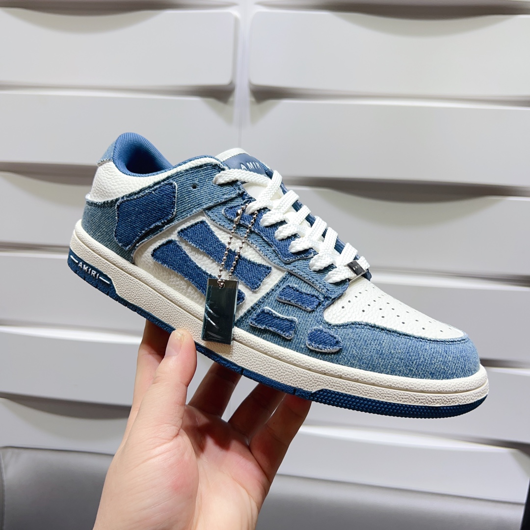 
AMIRI埃米尔爆款男女骨头鞋牛仔布
35-45（女41男45.定制不退换） 260









