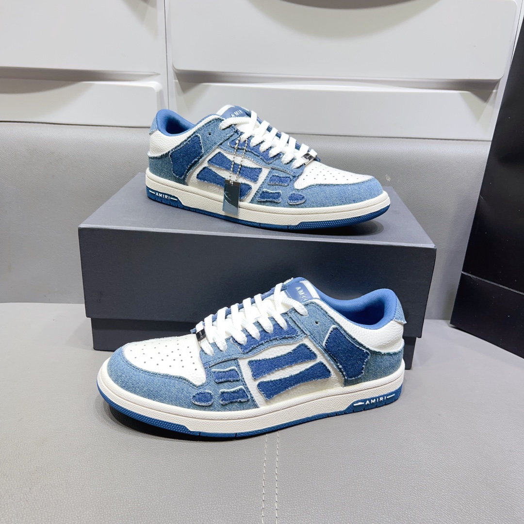 
AMIRI埃米尔爆款男女骨头鞋牛仔布
35-45（女41男45.定制不退换） 260









