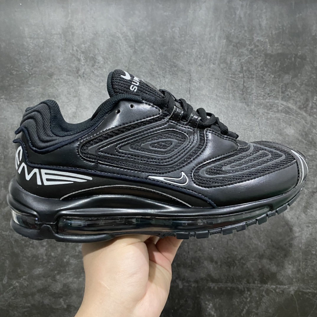 【纯原版】Supreme x NK Air Max 98 TL联名款全掌气垫复古子弹跑步鞋nn知名气垫大厂出品 高端渠道n全市场最强版本子弹 全新鞋型 顶级品质 上脚效果很炸 货号：DR1033-081  尺码：39 40 40.5 41 42 42.5 43 44 44.5 45-莆田鞋批发中心