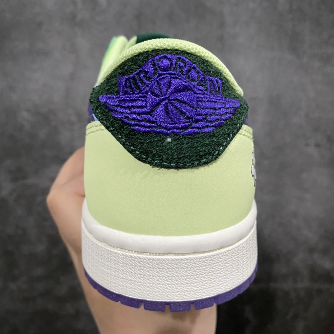 图片[4]-【DT版】Air Jordan 1 LowOG \”Doernbecher\” 低帮 慈善绿紫 AJ1 乔丹1代 aj1 乔1 低邦 慈善 乔丹篮球n官方同步新色 纯原产物n拒绝公底 立体鞋型 细节完美 高清洁度购置公司同步原材料 原汁原味 忠于原版 货号：FD9665-351n码数：36 36.5 37.5 38 38.5 39 40 40.5 41 42 42.5 43 44 44.5 45 46-莆田鞋批发中心