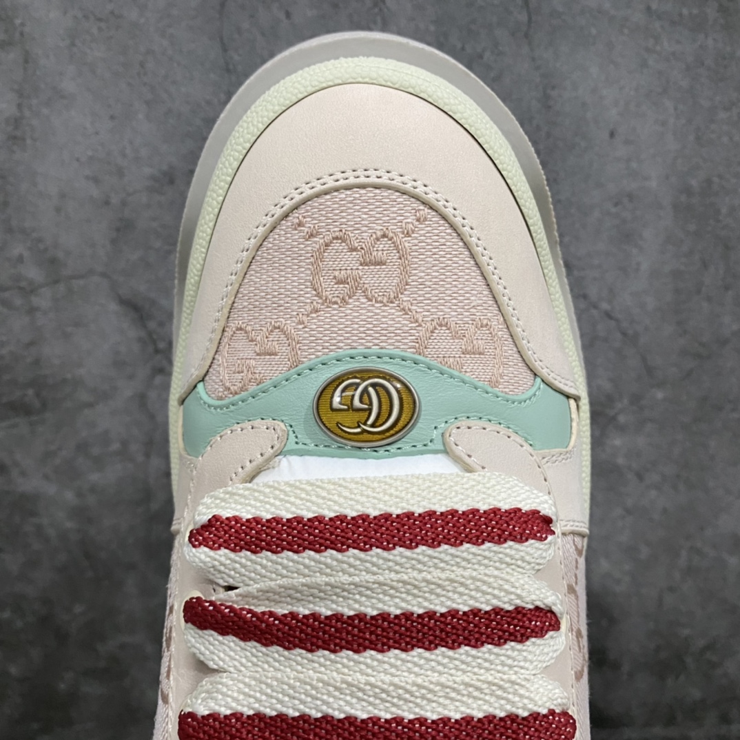 [Wandan pure original] Gucci Double Screener Platform GG Sneaker Low double prototype sneakers