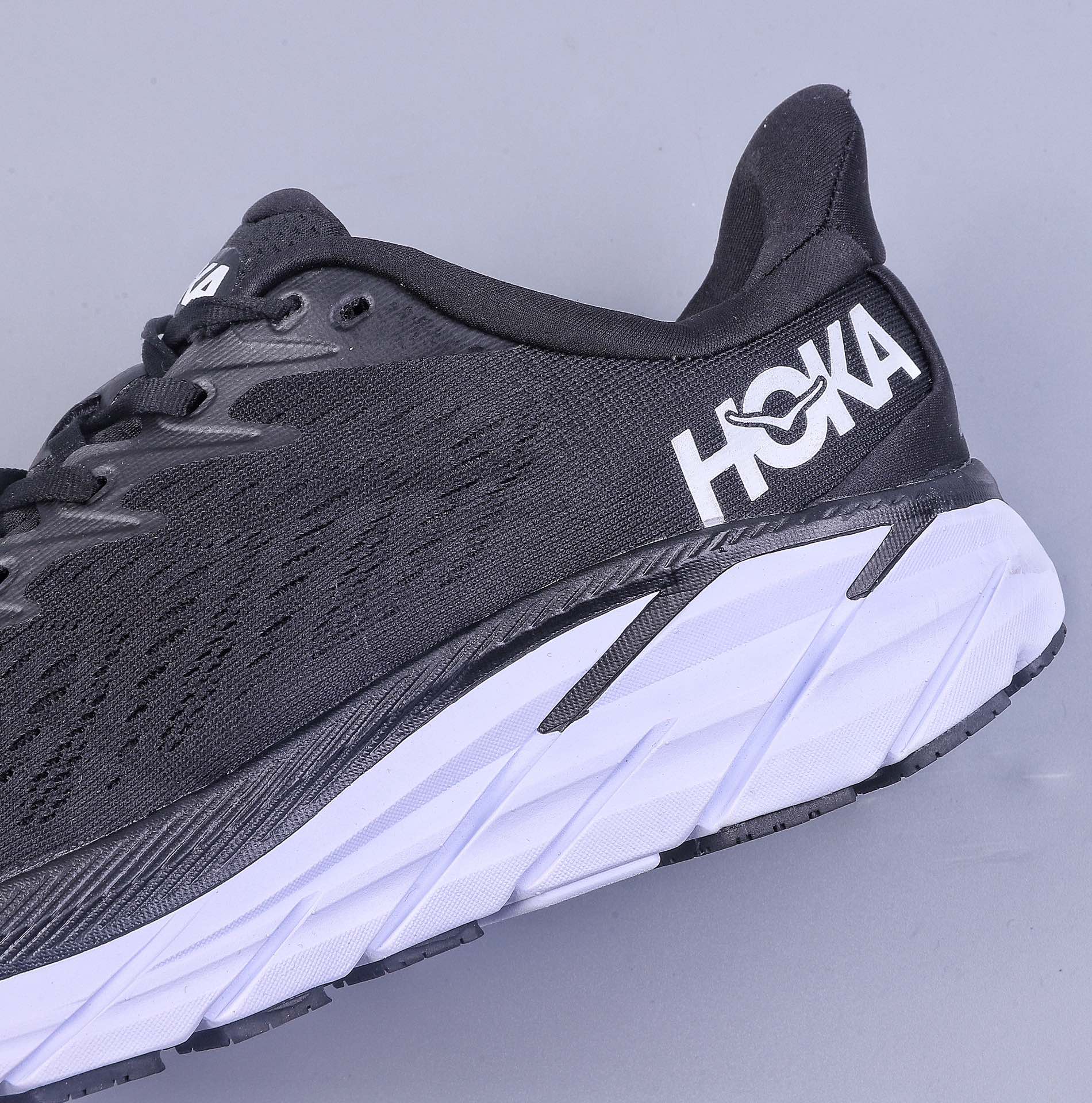 Hoka One One Clifton 8 road shock-absorbing anti-slip casual running shoes 1121375 BWHT